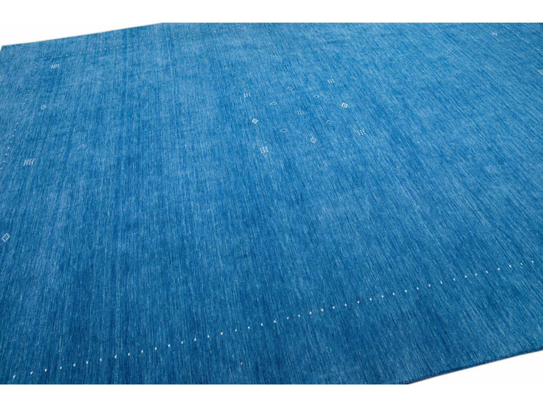 Modern Gabbeh Wool Rug 9 X 12