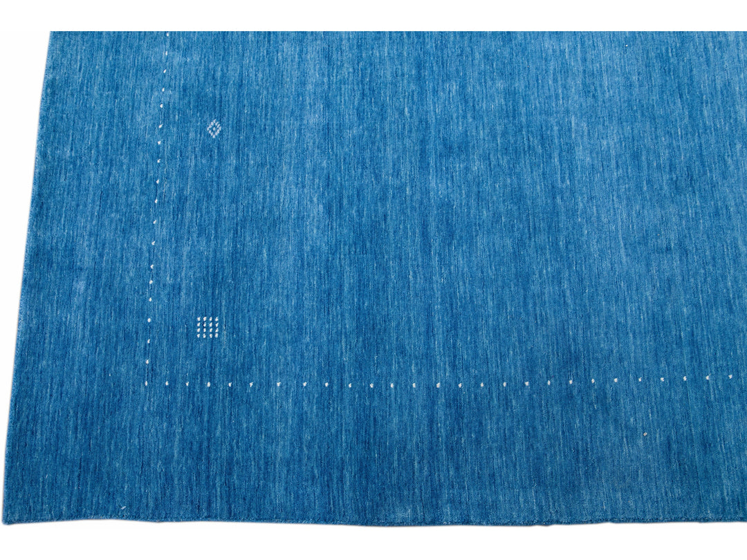 Modern Gabbeh Wool Rug 9 X 12