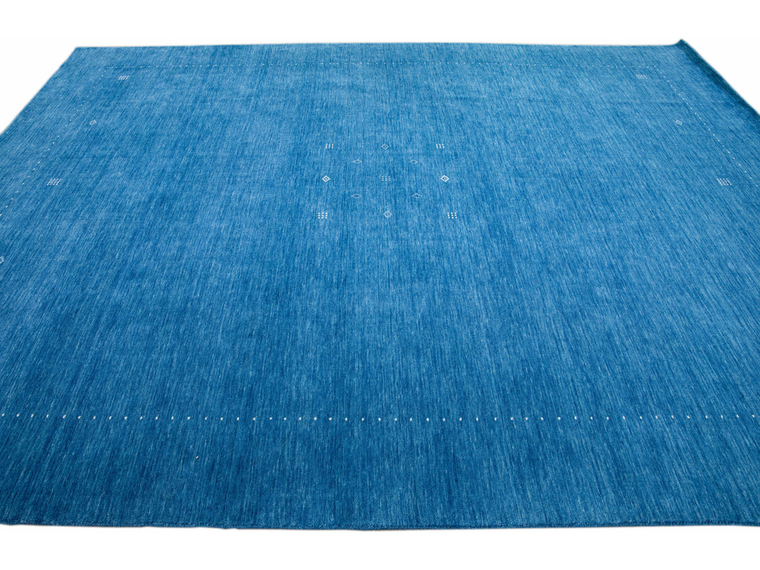 Modern Gabbeh Wool Rug 9 X 12