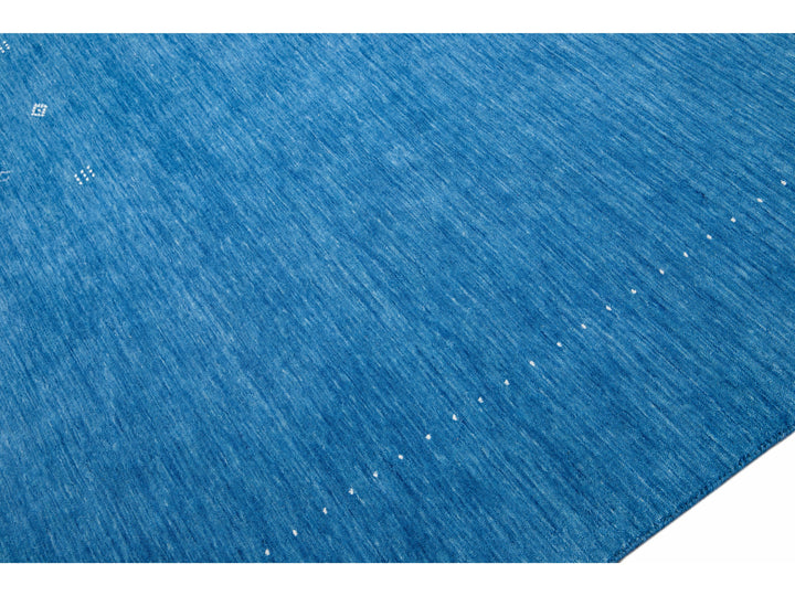 Modern Gabbeh Wool Rug 9 X 12