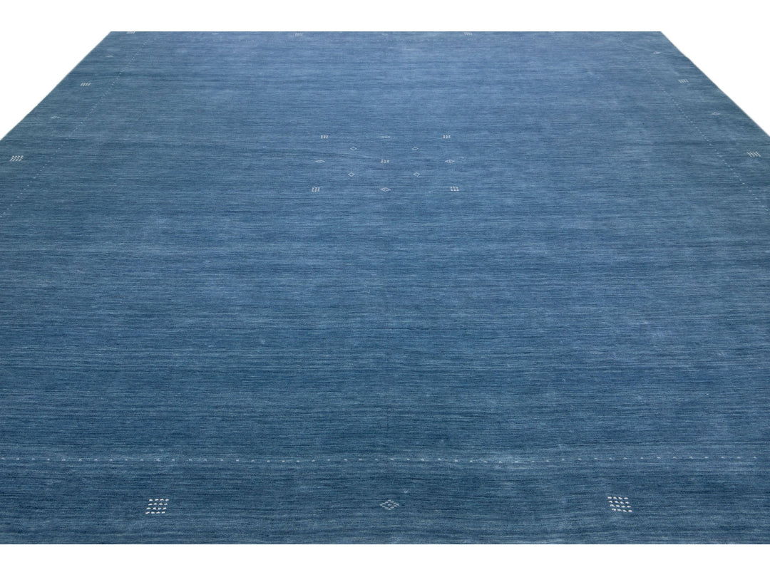 Modern Gabbeh Wool Rug 12 X 15