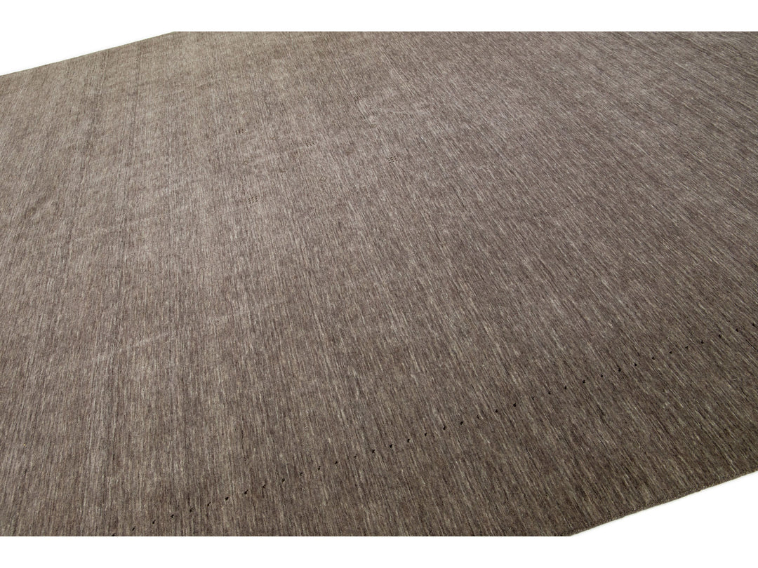 Modern Gabbeh Wool Rug 12 X 15
