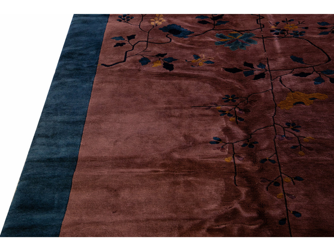 Antique Art Deco Chinese Rug 8 X 10