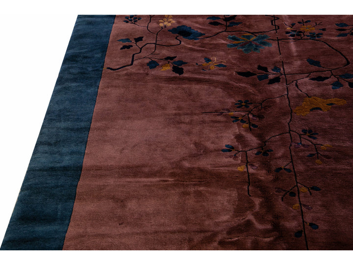 Antique Art Deco Chinese Rug 8 X 10