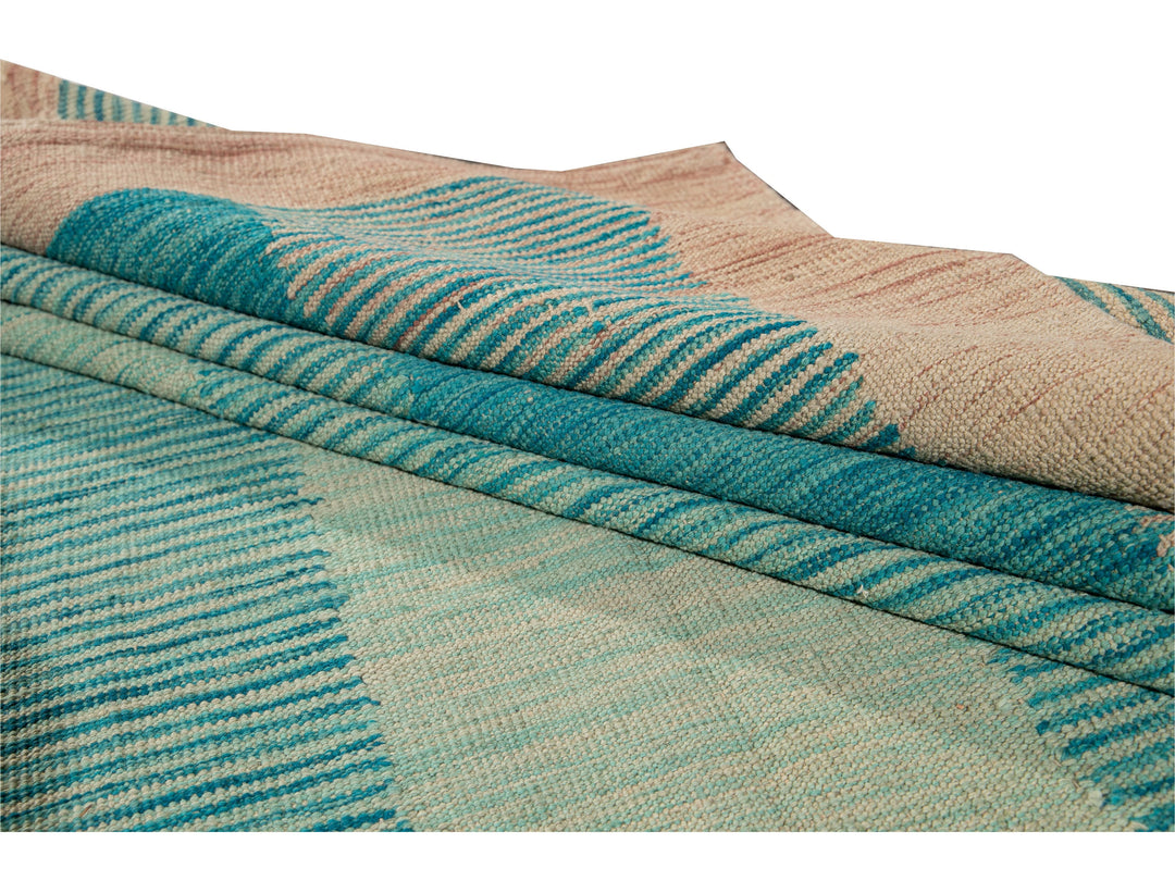 Modern Kilim Wool Rug 9 X 12