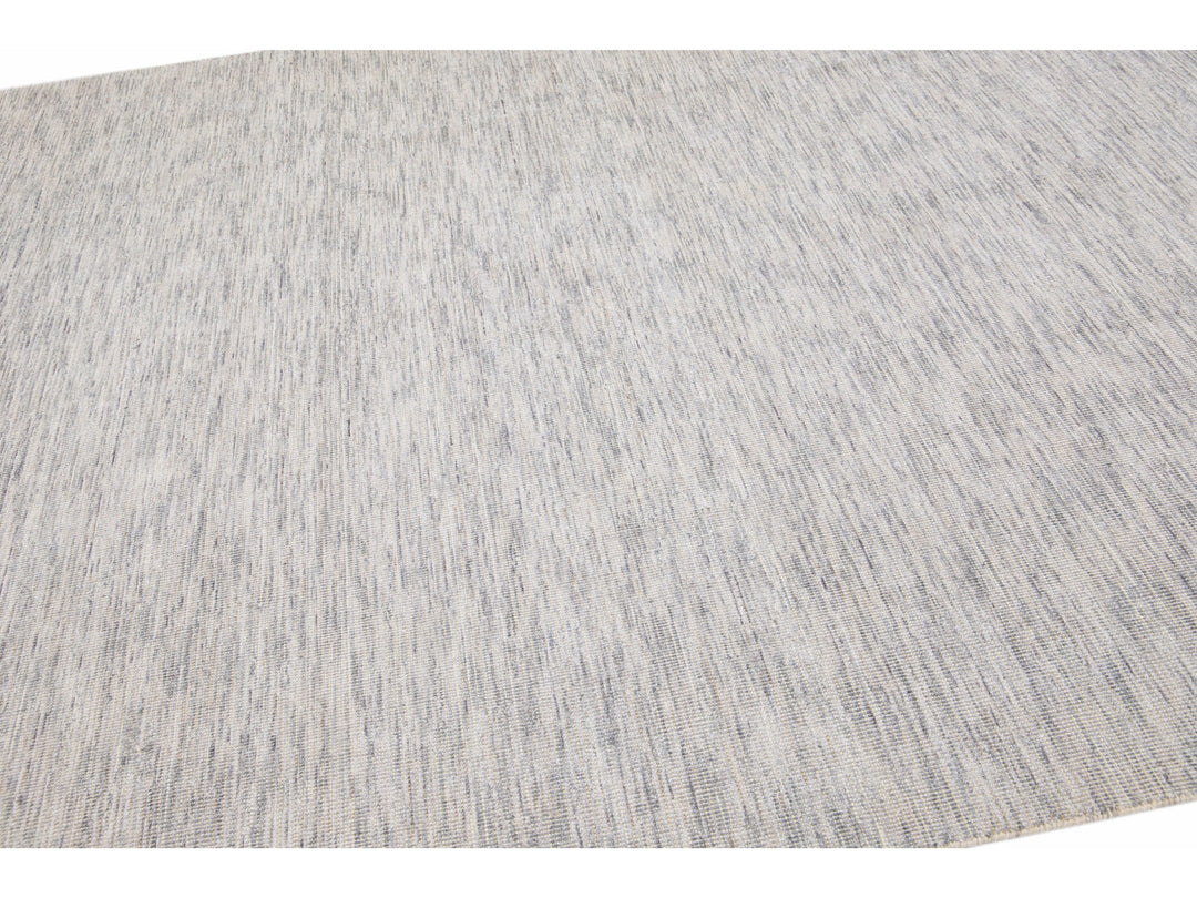 Modern Bamboo & Silk Groove Rug 8 X 10
