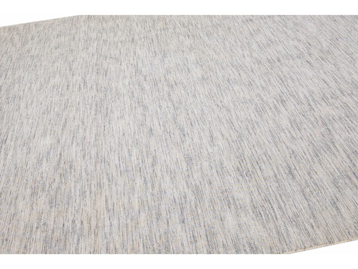 Modern Bamboo & Silk Groove Rug 8 X 10