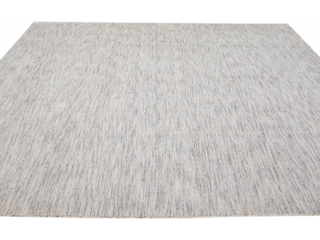 Modern Bamboo & Silk Groove Rug 8 X 10