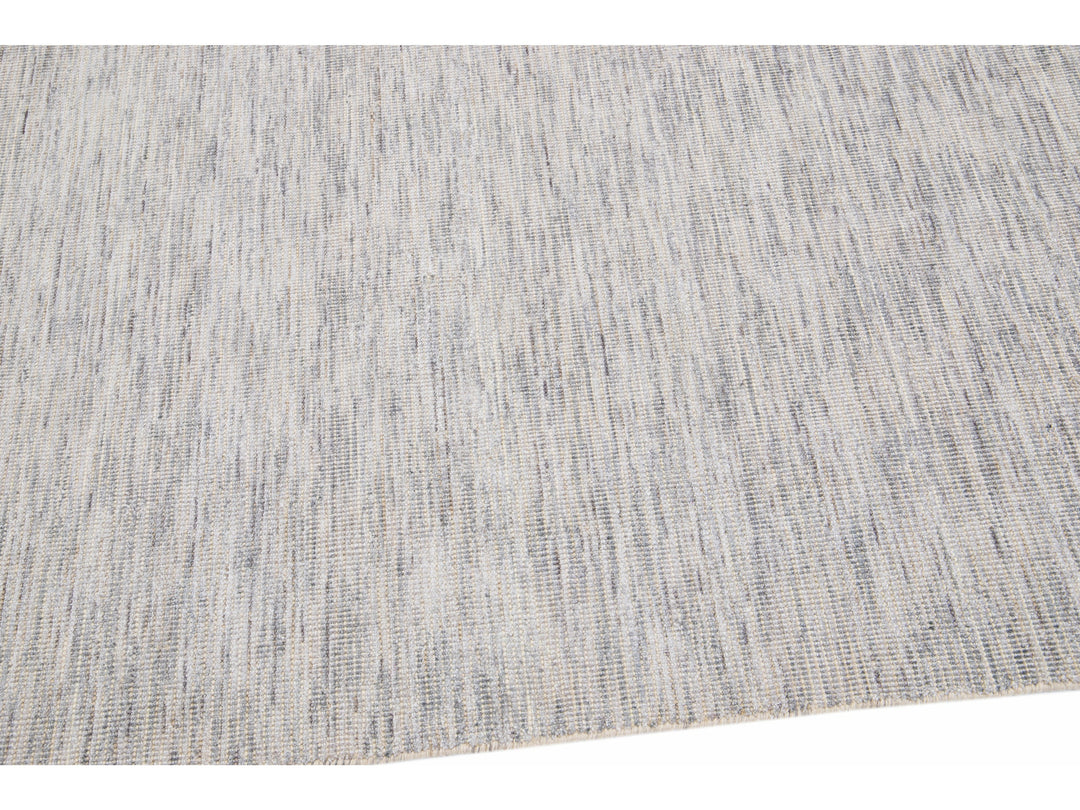 Modern Bamboo & Silk Groove Rug 8 X 10
