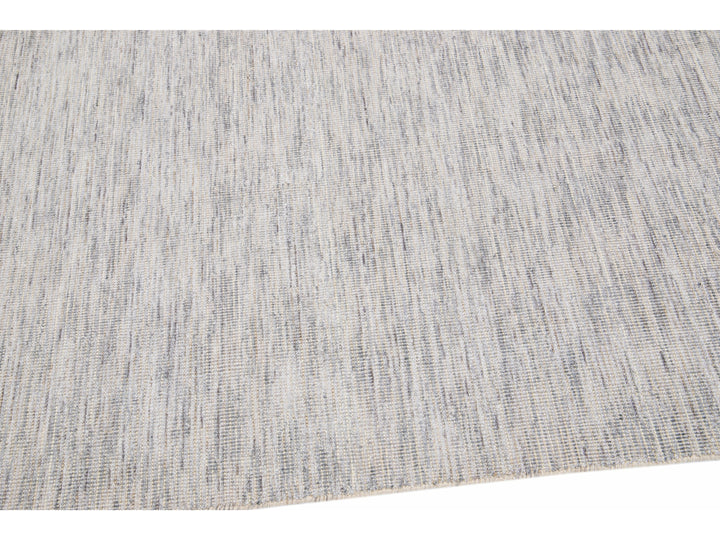 Modern Bamboo & Silk Groove Rug 8 X 10