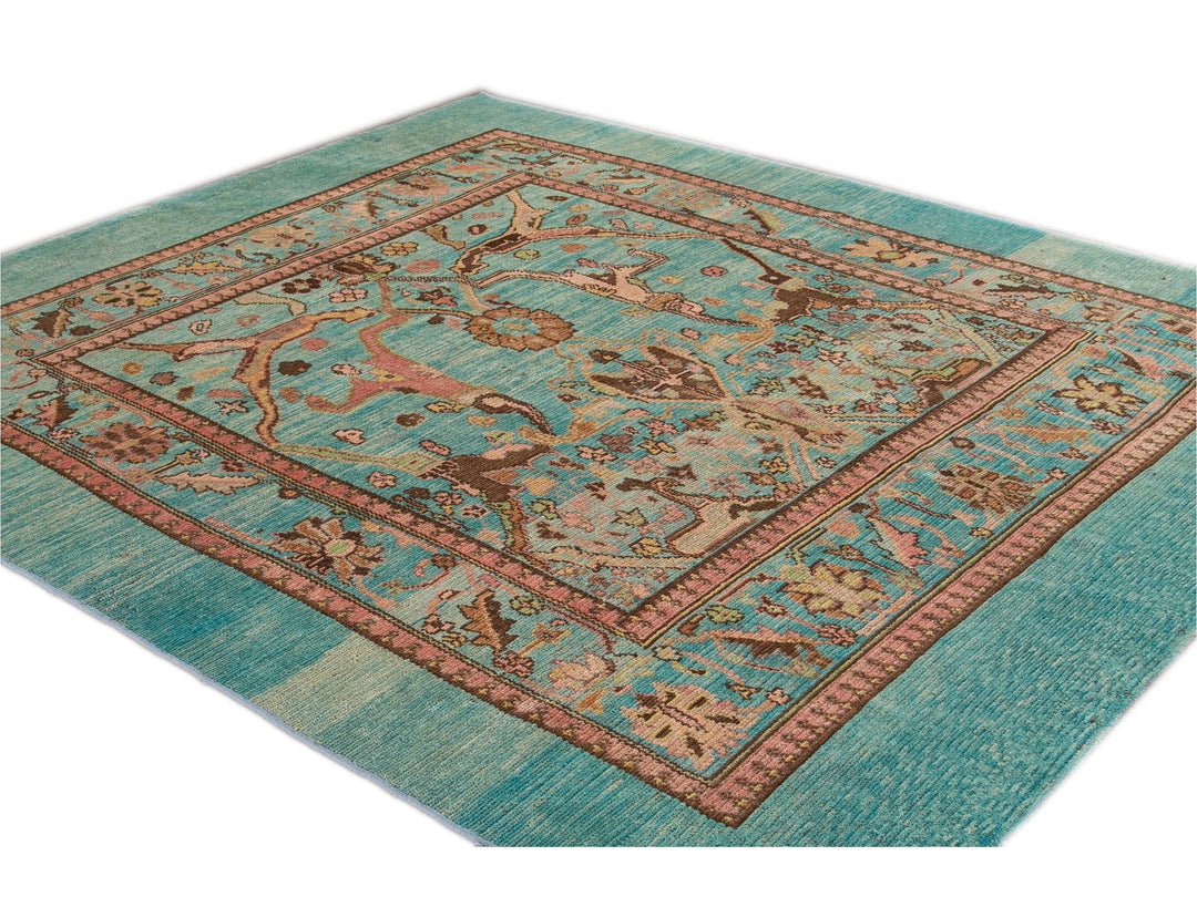 Modern Revival Wool Rug 7 X 8