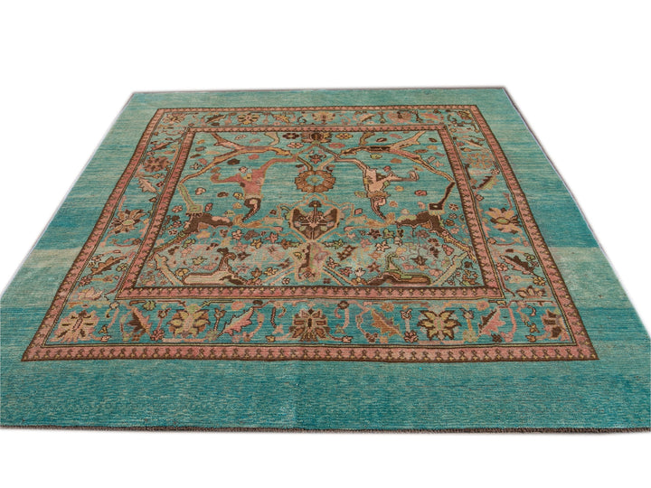 Modern Revival Wool Rug 7 X 8