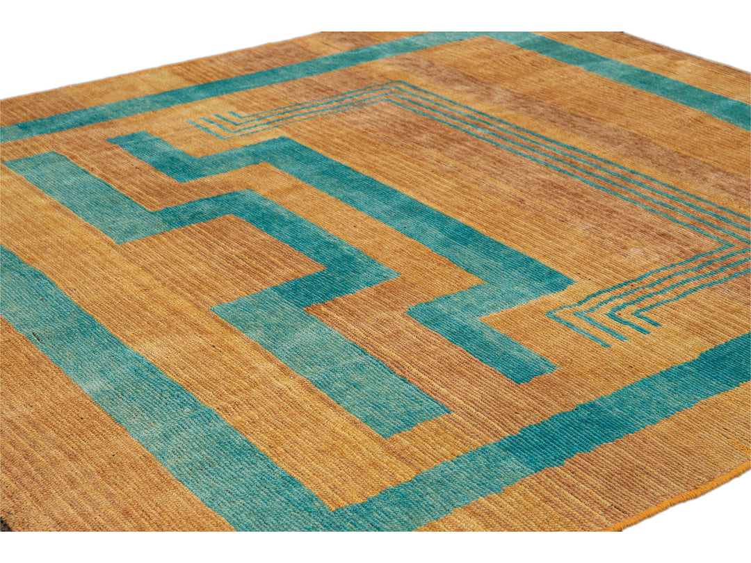 Modern Deco Style Wool Rug 7 X 8