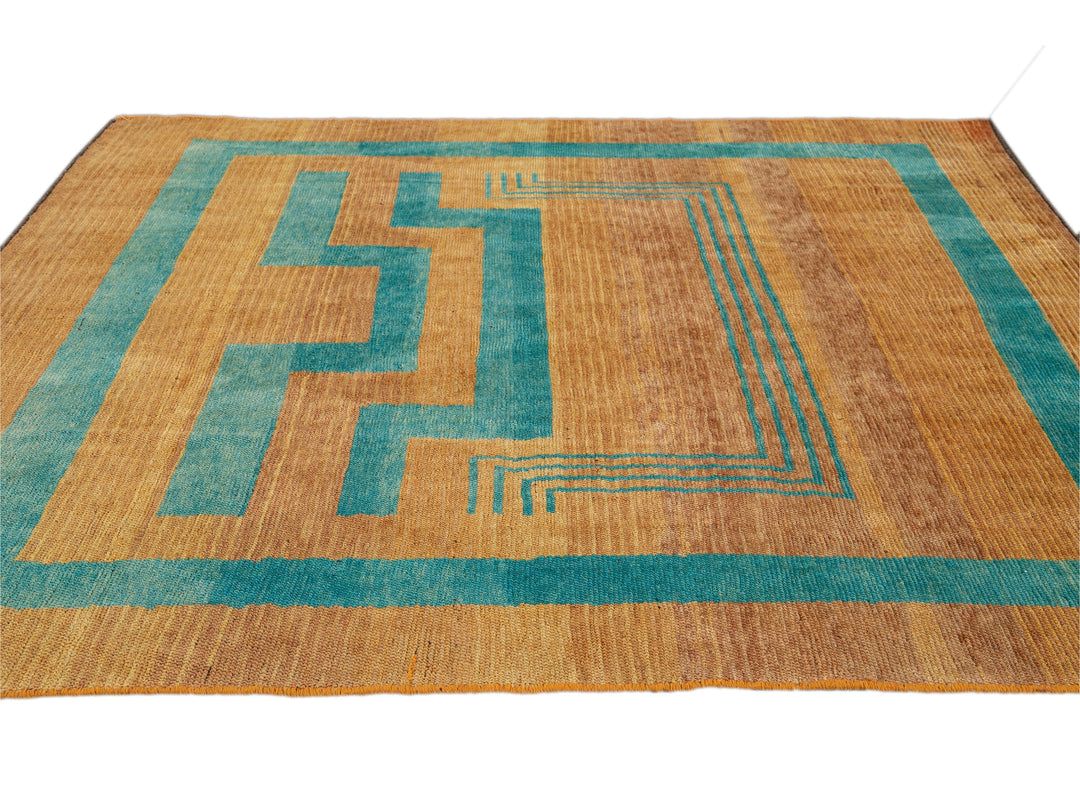 Modern Deco Style Wool Rug 7 X 8