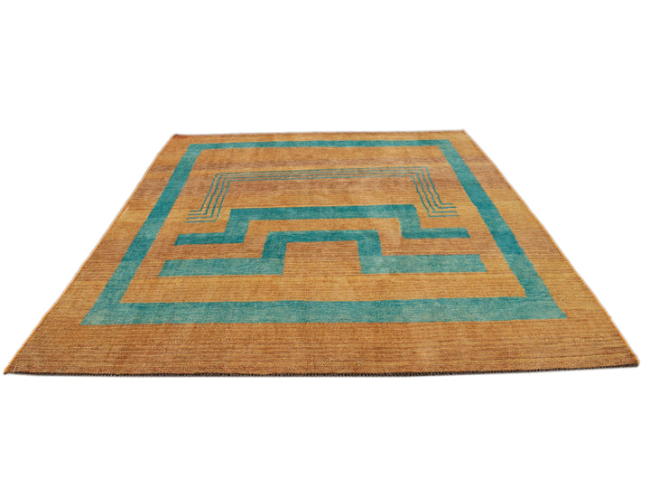 Modern Deco Style Wool Rug 7 X 8
