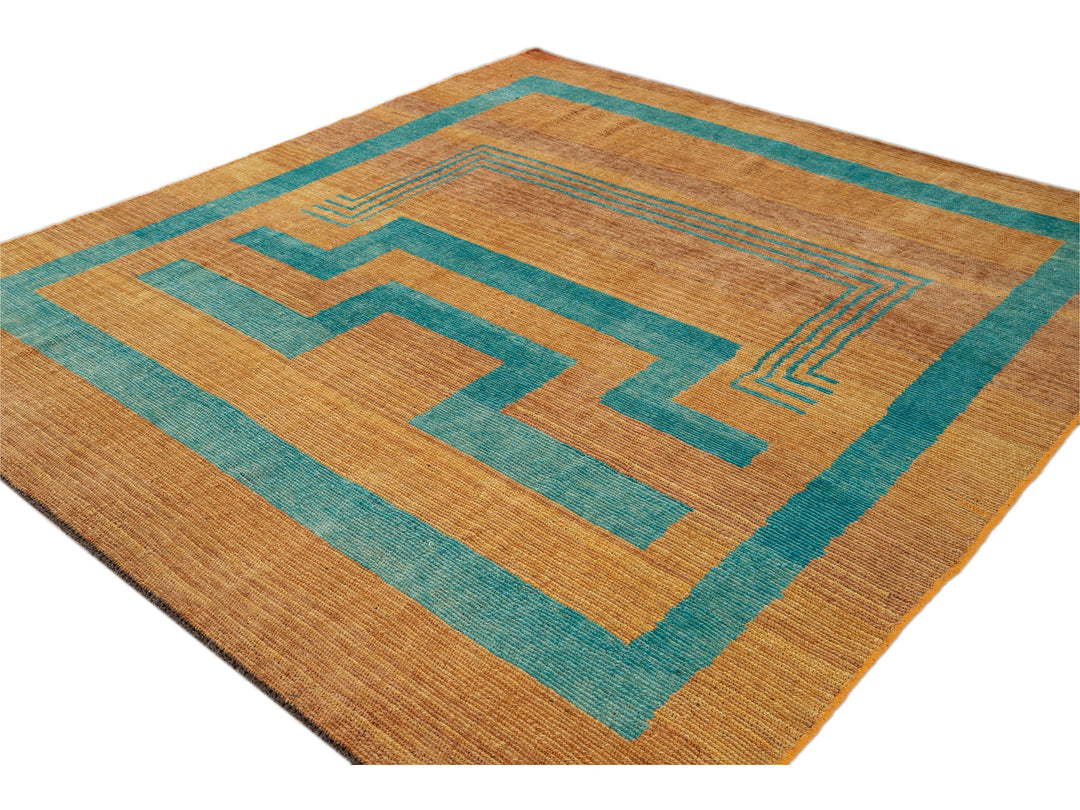 Modern Deco Style Wool Rug 7 X 8