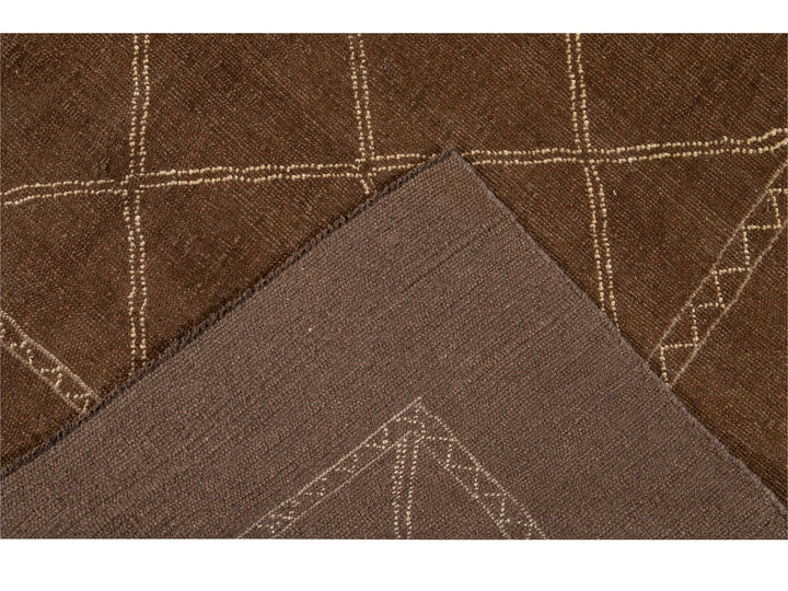 Modern Moroccan Wool Rug 7 X 10