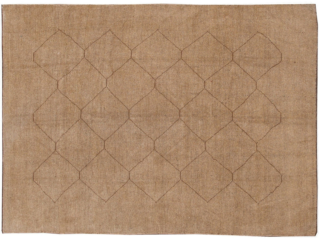 Modern Moroccan Wool Rug 9 X 10