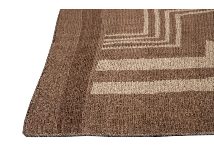 Modern Deco Style Wool Rug 7 X 10
