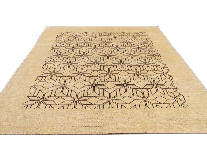 Modern Deco Style Wool Rug 7 X 9