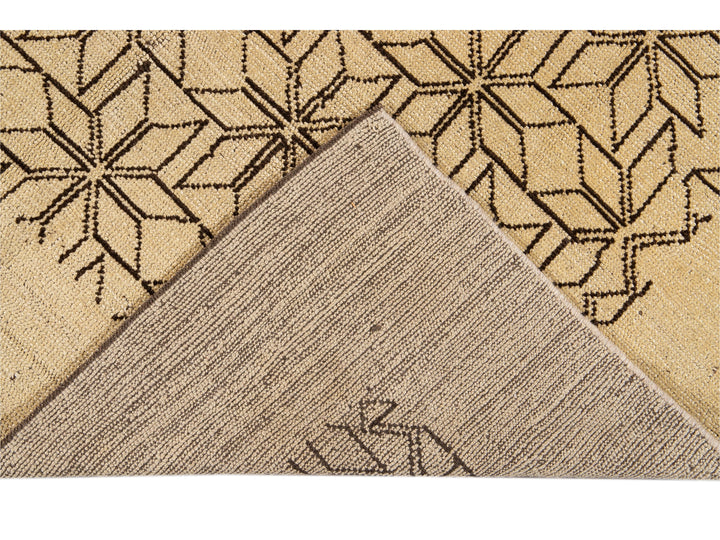 Modern Deco Style Wool Rug 7 X 9