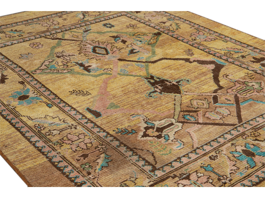 Modern Revival Wool Rug 6 X 8