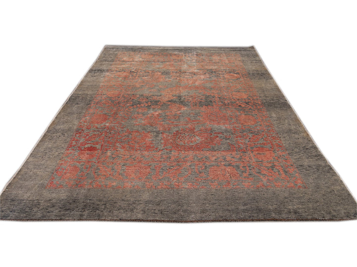 Modern Revival Wool Rug 6 X 10