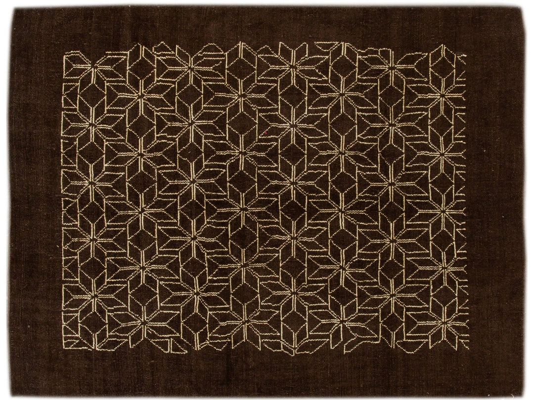 Modern Deco Style Wool Rug 7 X 10