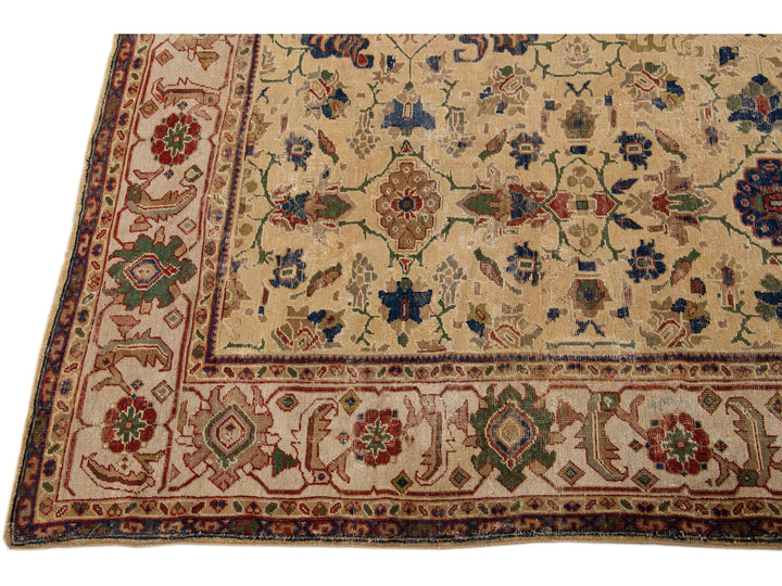 Antique Sultanabad Wool Rug 8 X 12