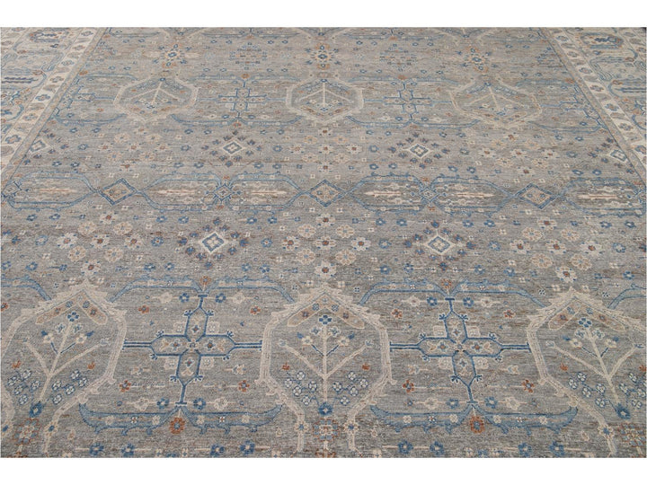 Modern Indian Artisan Wool Rug12 X 16