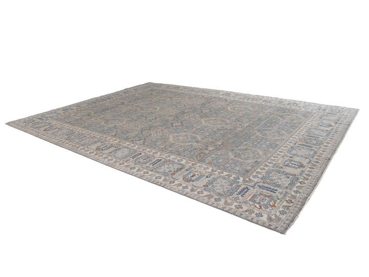 Modern Indian Artisan Wool Rug12 X 16