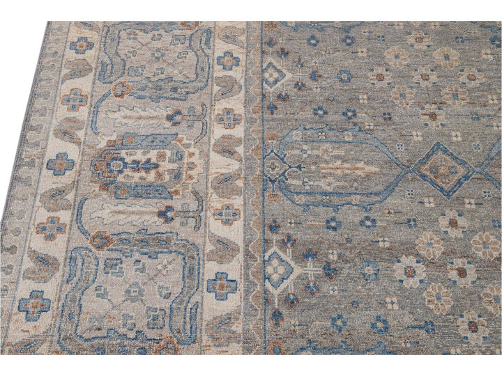 Modern Indian Artisan Wool Rug12 X 16