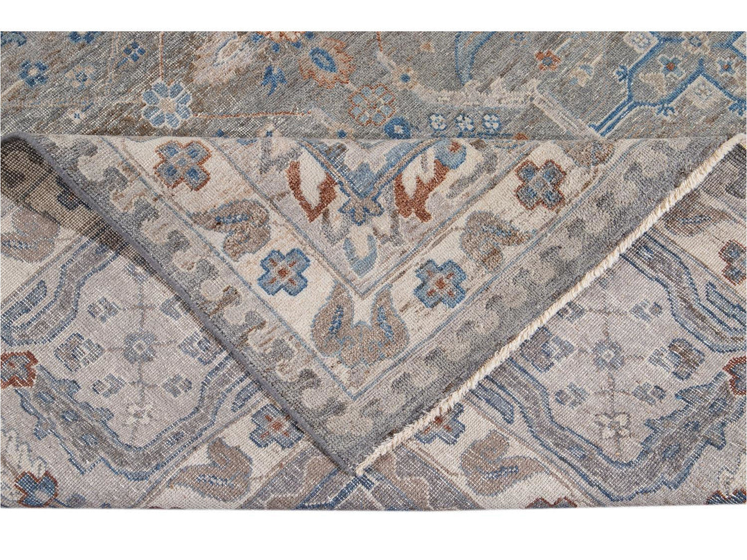 Modern Indian Artisan Wool Rug12 X 16
