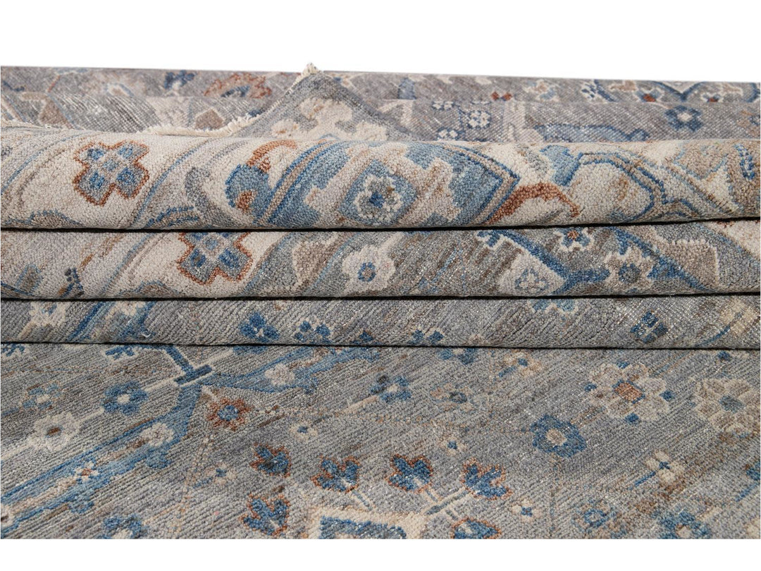 Modern Indian Artisan Wool Rug12 X 16