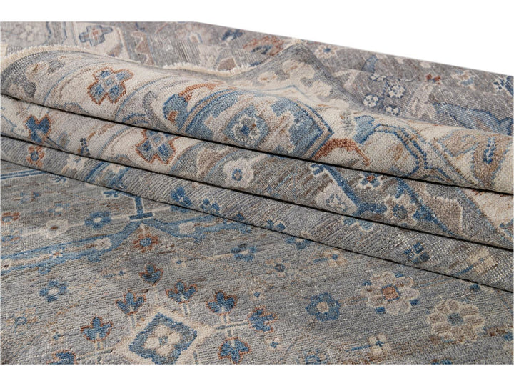 Modern Indian Artisan Wool Rug12 X 16