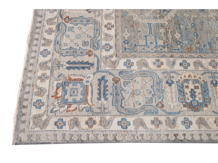 Modern Indian Artisan Wool Rug12 X 16
