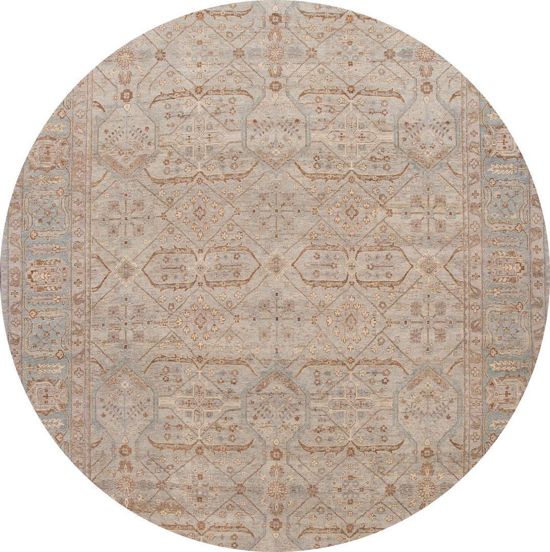 21st Century Contemporary Indian Wool Rug, 10 X 14