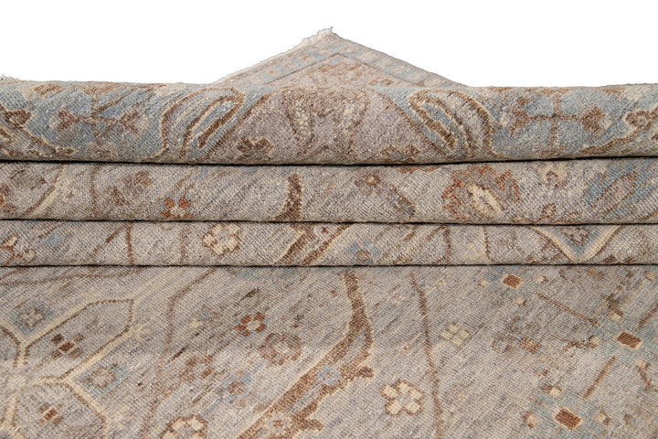 21st Century Contemporary Indian Wool Rug, 10 X 14