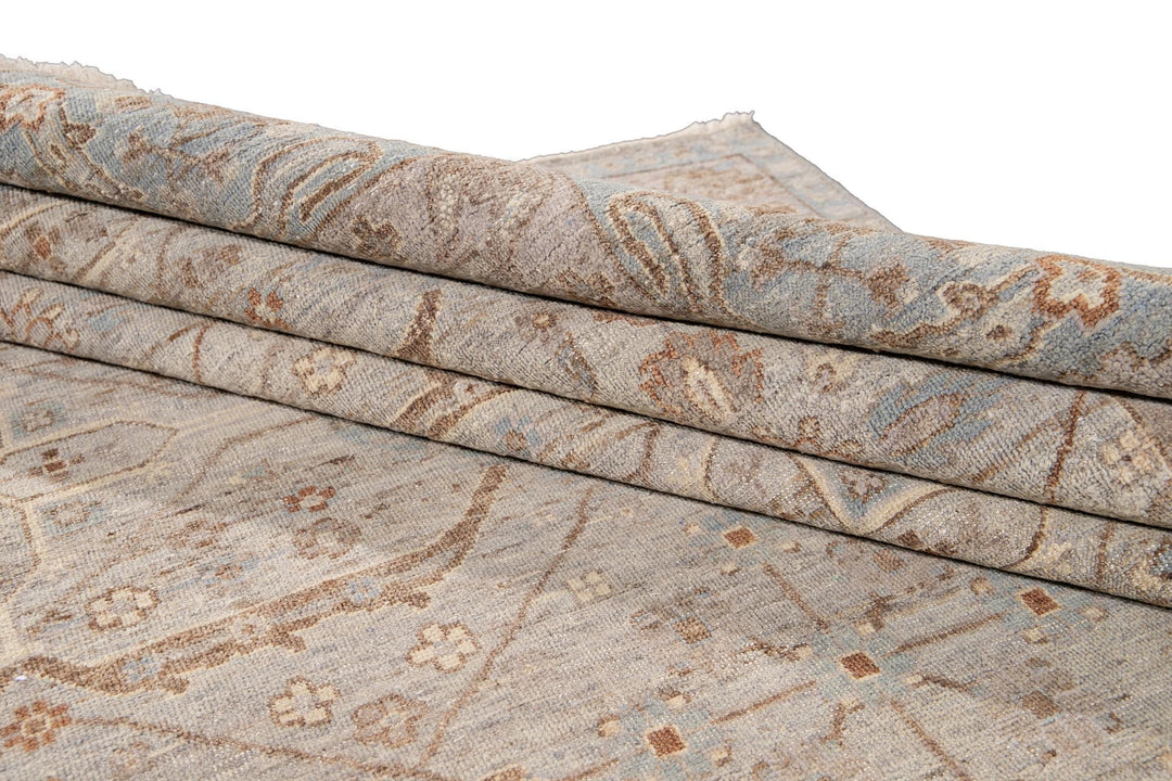 21st Century Contemporary Indian Wool Rug, 10 X 14