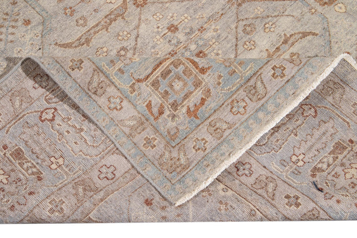 21st Century Contemporary Indian Wool Rug, 10 X 14