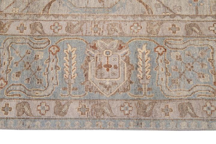 21st Century Contemporary Indian Wool Rug, 10 X 14