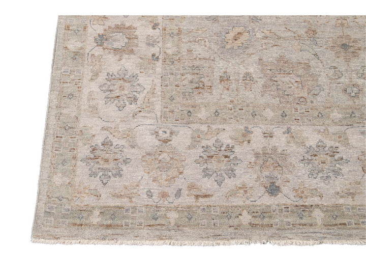 Modern Indian Artisan Wool Rug 10 X 14