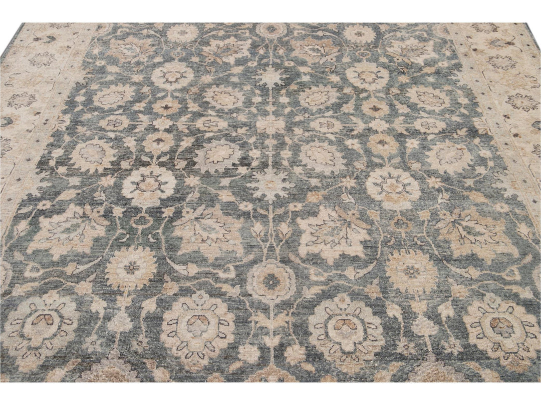 21st Century Modern Indian Wool Rug, 8 X 11