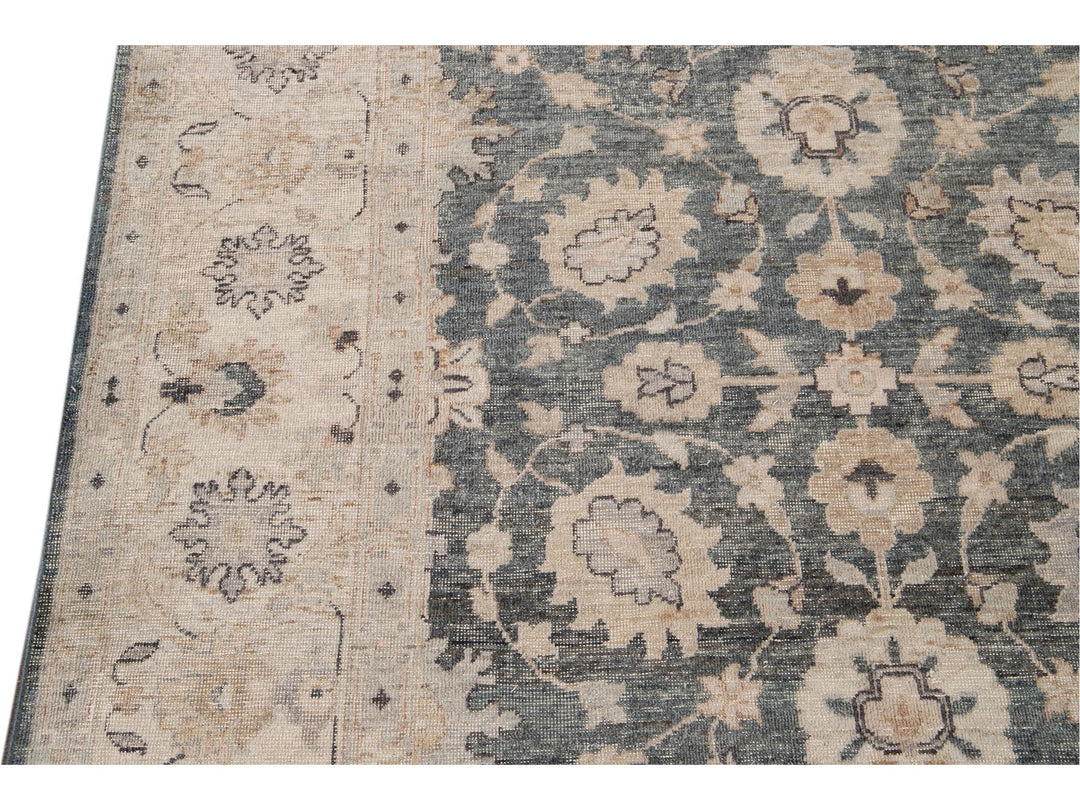 21st Century Modern Indian Wool Rug, 8 X 11