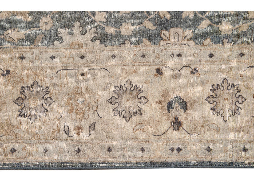 21st Century Modern Indian Wool Rug, 8 X 11