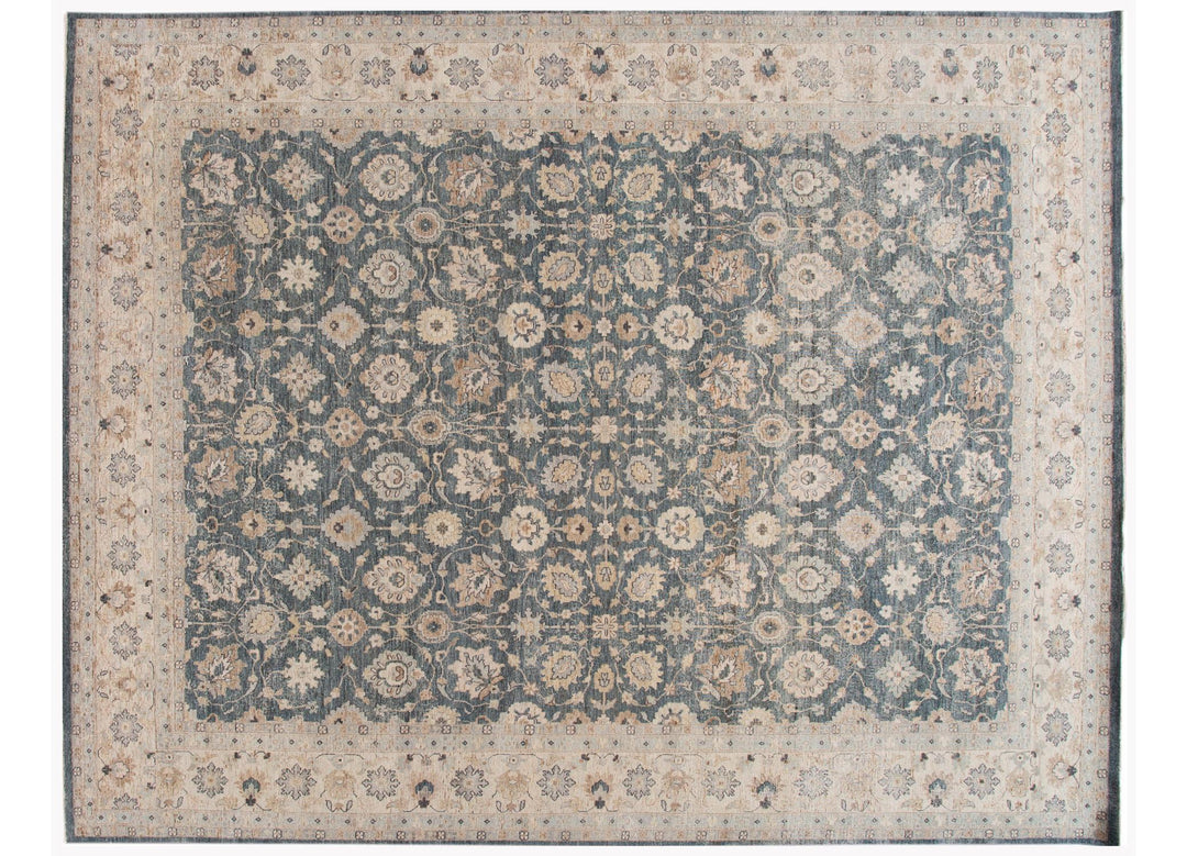 21st Century Contemporary Indian Wool Rug, 12 X 15