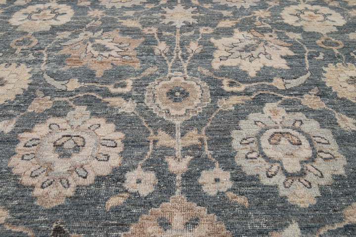21st Century Contemporary Indian Wool Rug, 12 X 15