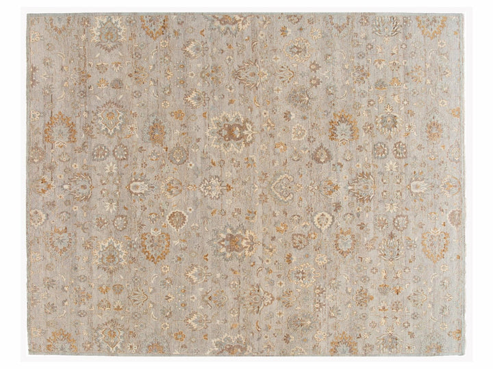 Modern Indian Artisan Wool Rug 12 X 15