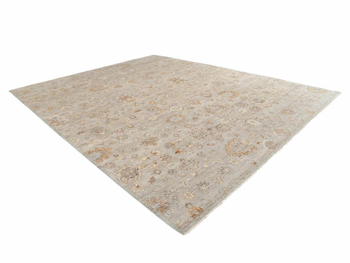 Modern Indian Artisan Wool Rug 12 X 15