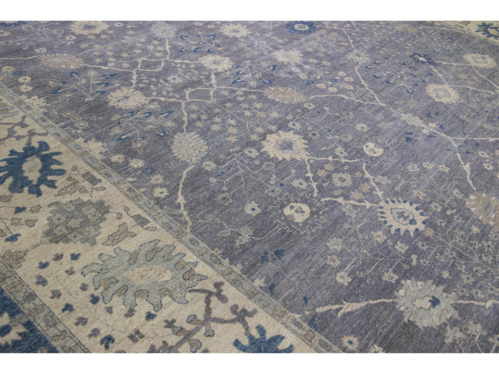 Modern Indian Mahal Rug 15 X 16